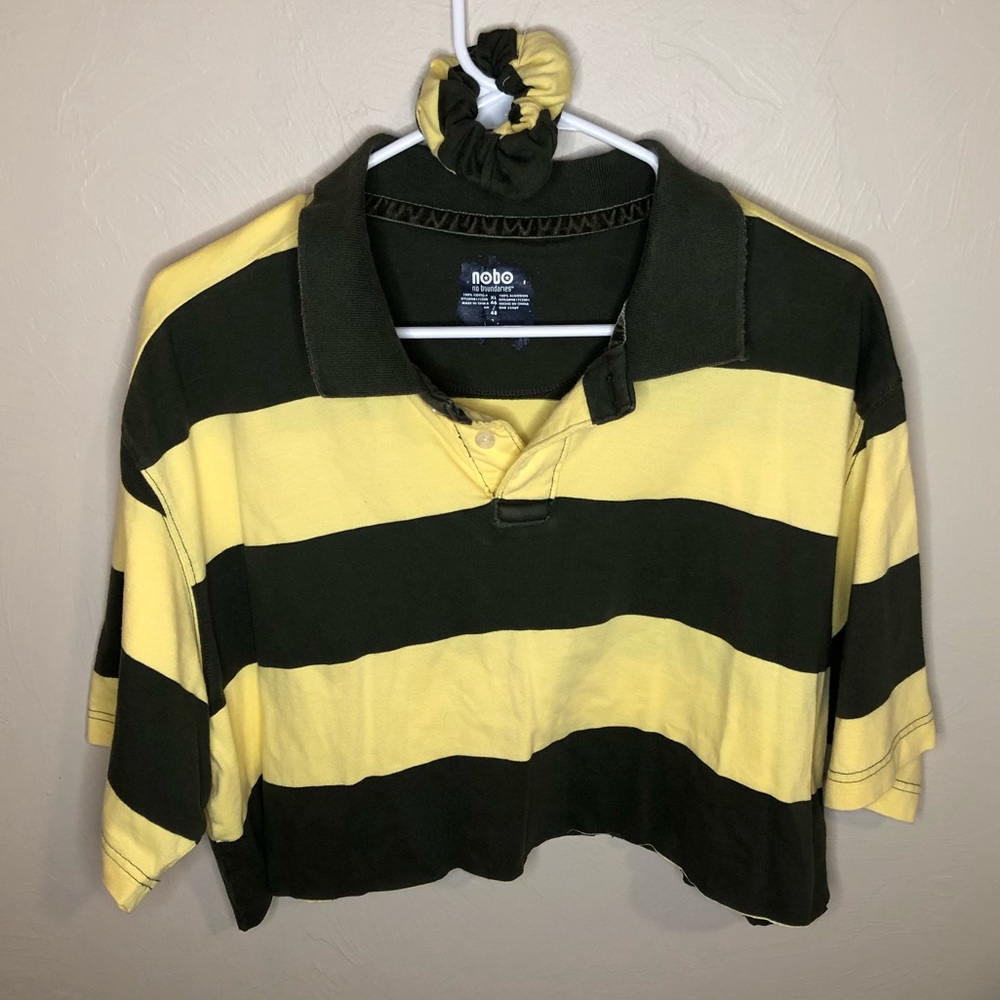 Scrunchie crop top set